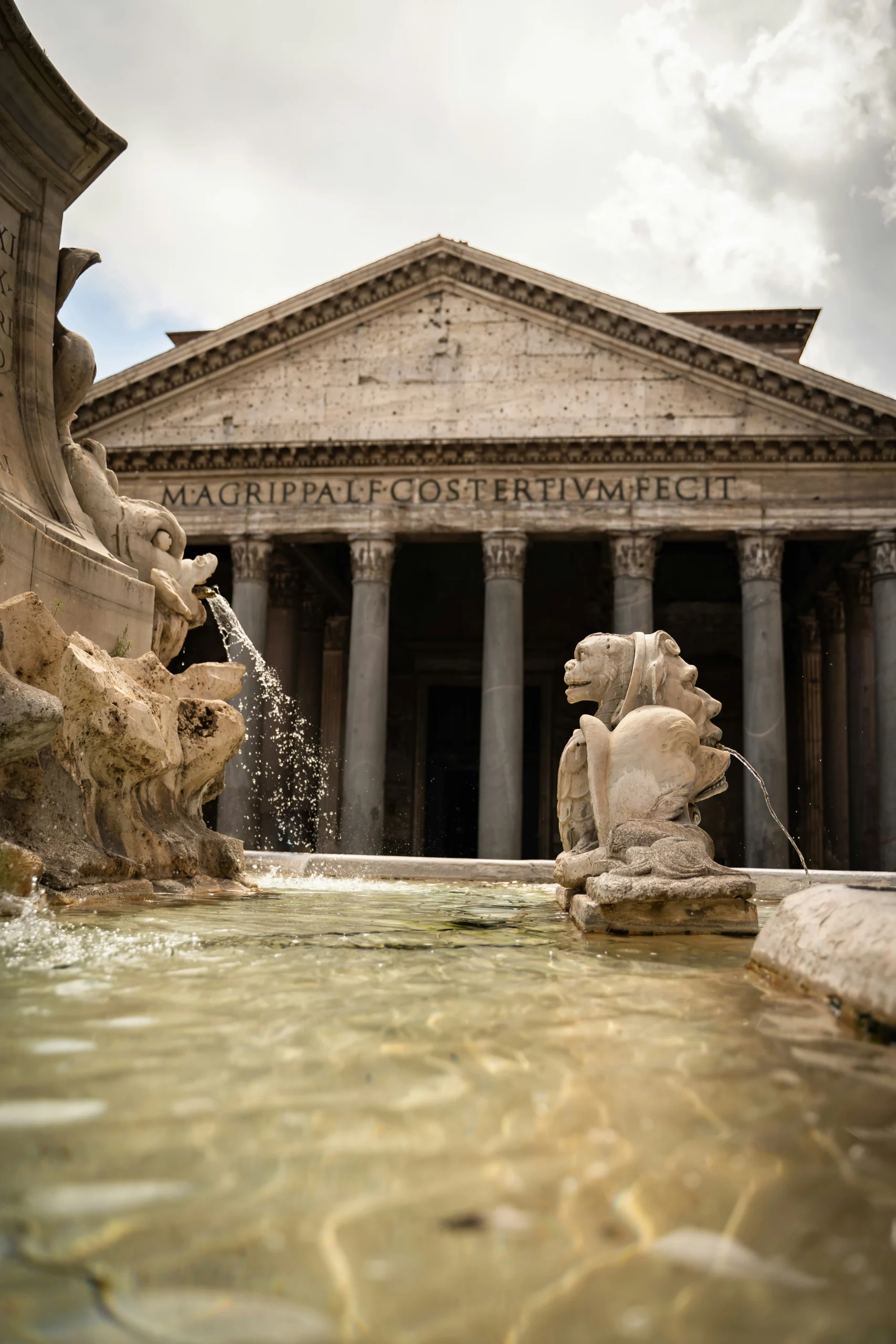 Pantheon Rome Fountain